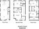 Detailed floor plan showcasing the layout of a three-story home in Grant's Court at 26 Nats Ct, Charleston, SC 29403