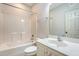 Bathroom with shower, toilet, sink, vanity and mirror at 2701 Fountainhead Way, Mount Pleasant, SC 29466