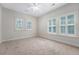 Bedroom with carpet flooring, ceiling fan, and natural light at 2701 Fountainhead Way, Mount Pleasant, SC 29466