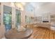 Dining area featuring great room views, a chandelier, and access to the outside at 2701 Fountainhead Way, Mount Pleasant, SC 29466