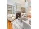 Cozy living room with a fireplace, built-in shelves, and comfortable seating at 2701 Fountainhead Way, Mount Pleasant, SC 29466