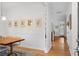 Dining room with hardwood floors, ample lighting, and easy access to kitchen at 3000 Treadwell St, Mount Pleasant, SC 29466