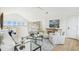 Stylish living room features beach view, comfortable furniture, and modern decor at 313 E Arctic Ave, Folly Beach, SC 29439