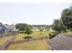View of backyard and lake featuring lush grass, trees and a picket fence at 3254 Hartwell St, Johns Island, SC 29455