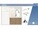 Warwick II B kitchen selections with modern fixtures and finishes at 3429 Seaton Street, Summerville, SC 29486