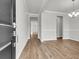 Inviting entryway with wood floors and neutral paint, creating a welcoming ambiance at 327 Hillman Trl Dr, Moncks Corner, SC 29461