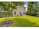 Backyard featuring a well-maintained lawn with a wood fence at 3706 Blackjack Rd, Ladson, SC 29456