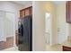 Efficient kitchen layout with modern appliances and convenient access to powder room at 3706 Blackjack Rd, Ladson, SC 29456