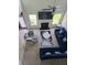Overhead view of a spacious living room featuring fireplace, lots of natural light, and comfortable, stylish furniture at 3706 Blackjack Rd, Ladson, SC 29456