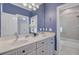 Bathroom with double vanity and decorative lights at 400 Bay Crossing Rd, Mount Pleasant, SC 29464