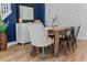 Dining space features an elegant wood table with seating for four at 403 Cool Bend Ln, Summerville, SC 29486