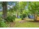 Serene backyard featuring lush greenery and a charming garden area, perfect for relaxation at 49 Crosscreek Dr, Charleston, SC 29412
