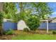 Backyard with a shed and fence at 49 Crosscreek Dr, Charleston, SC 29412