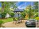 Backyard patio with a grill and outdoor seating at 49 Crosscreek Dr, Charleston, SC 29412