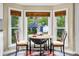 Charming breakfast nook featuring a bay window with backyard views at 49 Crosscreek Dr, Charleston, SC 29412