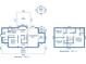 Detailed floor plan showcasing the layout of the home's living spaces and bedrooms with dimensions at 49 Crosscreek Dr, Charleston, SC 29412