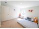 Bedroom with carpet, small storage drawers and a window at 619 Red Mulberry Rd, Moncks Corner, SC 29461