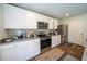 Functional kitchen featuring white cabinets, stainless steel appliances, and ample counter space at 619 Red Mulberry Rd, Moncks Corner, SC 29461