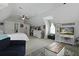 Spacious bedroom with a comfy bed, a sofa, and tasteful decorations at 626 Chigwell Springs Ln, Summerville, SC 29486