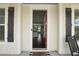 View of front door showcasing a welcoming entrance and interior details at 626 Chigwell Springs Ln, Summerville, SC 29486