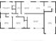 Layout of the home showcasing a living room, kitchen, utility room, bedrooms, and a garage at 6305 Lucille Dr, North Charleston, SC 29406