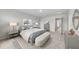 Relaxing bedroom featuring a comfortable bed, stylish decor, and a neutral color palette at 725 Meadowbrook Ln, Summerville, SC 29486