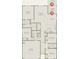 Layout of the home's floor plan, including the bedrooms, gathering room, kitchen, and garage at 753 Meadowbrook Ln, Summerville, SC 29486