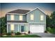 Charming two-story home features a welcoming front porch and an attached garage at 755 Meadowbrook Ln, Summerville, SC 29486