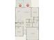 Open-concept first floor plan featuring a kitchen, gathering room, owner's suite, and garage at 770 Meadowbrook Ln, Summerville, SC 29486
