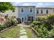 Lovely backyard features stone pavers, lush gardens, patio seating, and private fence at 826 Bibury Ct, Charleston, SC 29414