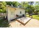 Inviting backyard deck with seating, perfect for outdoor relaxation and entertainment at 8562 N Highway 17, McClellanville, SC 29458