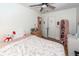 Inviting bedroom showcasing a charming bed and functional storage solutions at 8562 N Highway 17, McClellanville, SC 29458