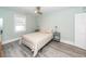 Serene bedroom with a comfortable bed, soft lighting, and stylish decor at 8562 N Highway 17, McClellanville, SC 29458