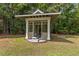 Outdoor dog wash station featuring 'Bark & Bubbles' sign, with enclosed wash bays for convenient pet grooming at 1012 Basildon Rd, Mount Pleasant, SC 29466