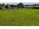 Spacious backyard with well-maintained lawn and a view of the community pond at 103 Savannah River Dr, Summerville, SC 29485