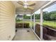 Screened porch featuring backyard views and comfortable outdoor living space at 103 Savannah River Dr, Summerville, SC 29485