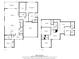 Detailed floor plan showcasing spacious layout, bedroom, kitchen, living areas, and attached two-car garage at 109 Medford St, Summerville, SC 29486