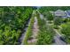 Charming street view with a walking path, exercise area, surrounded by mature trees and well-maintained lawns at 109 Medford St, Summerville, SC 29486