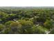 Aerial shot displays a neighborhood with homes nestled among mature trees and lush greenery, highlighting a serene residential environment at 1106 Meadowcroft Ln, Mount Pleasant, SC 29464