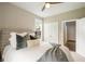 Comfortable bedroom featuring a large bed and neutral tones at 125 Beam St, Huger, SC 29450