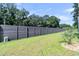 A fenced back yard with a well maintained lawn at 1304 Lieben Rd, Mount Pleasant, SC 29466
