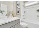 Clean bathroom featuring a combined tub and shower and sleek fixtures at 1304 Lieben Rd, Mount Pleasant, SC 29466