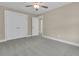 Neutral bedroom with cozy carpet, light walls, and double closets to give plenty of storage space at 1304 Lieben Rd, Mount Pleasant, SC 29466
