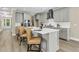 Kitchen with a central island, stainless steel appliances, and pendant lighting at 1304 Lieben Rd, Mount Pleasant, SC 29466