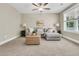 Comfortable living room with plush seating, a ceiling fan, and plenty of natural light at 1304 Lieben Rd, Mount Pleasant, SC 29466