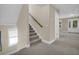 Carpeted stairway leading to the upper level of the home at 1304 Lieben Rd, Mount Pleasant, SC 29466