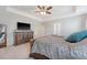 Bedroom suite featuring a ceiling fan and luxury furniture at 143 Airy Dr, Summerville, SC 29486