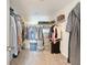 Spacious walk-in closet featuring built-in shelving units at 143 Airy Dr, Summerville, SC 29486