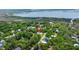 Serene aerial of a residential area near the coast, with a house marked for reference at 1577 Periwinkle Dr, Mount Pleasant, SC 29466