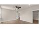 Bedroom with hardwood floors, and an entrance to a closet at 1577 Periwinkle Dr, Mount Pleasant, SC 29466